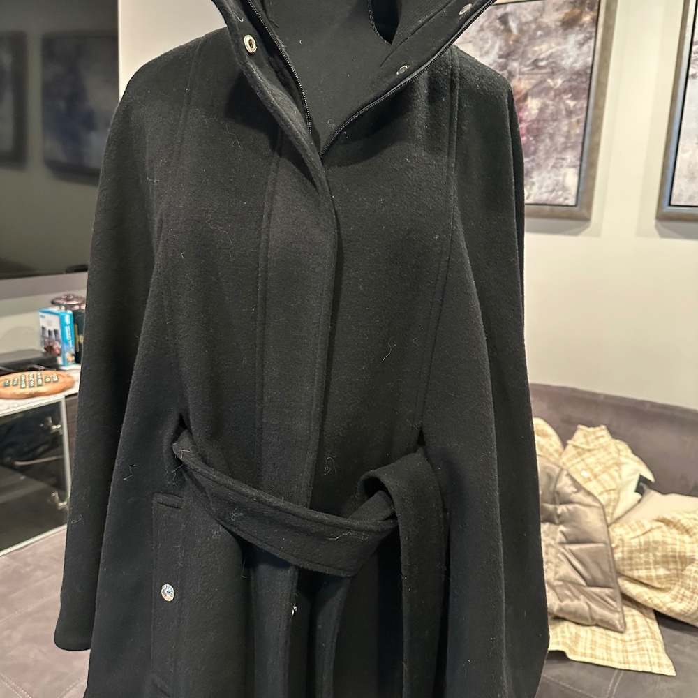 Calvin Klein Black Cape